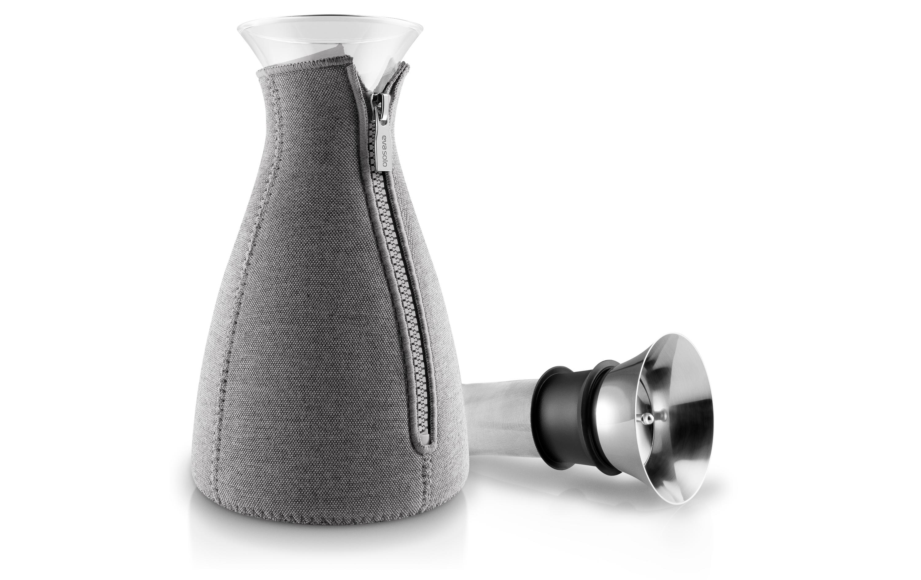 Kaffeebereiter CafeSolo 1 l, Dark GreyKaffeebereiter aus Glas mit Neoprenanzug