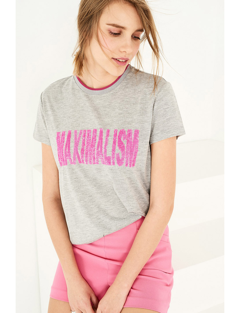 Gray Women's T-Shirt