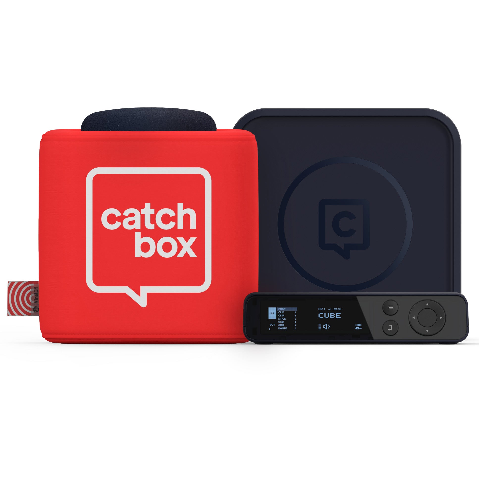 Catchbox Plus System 2 channel 1 Cube werpmicrofoon