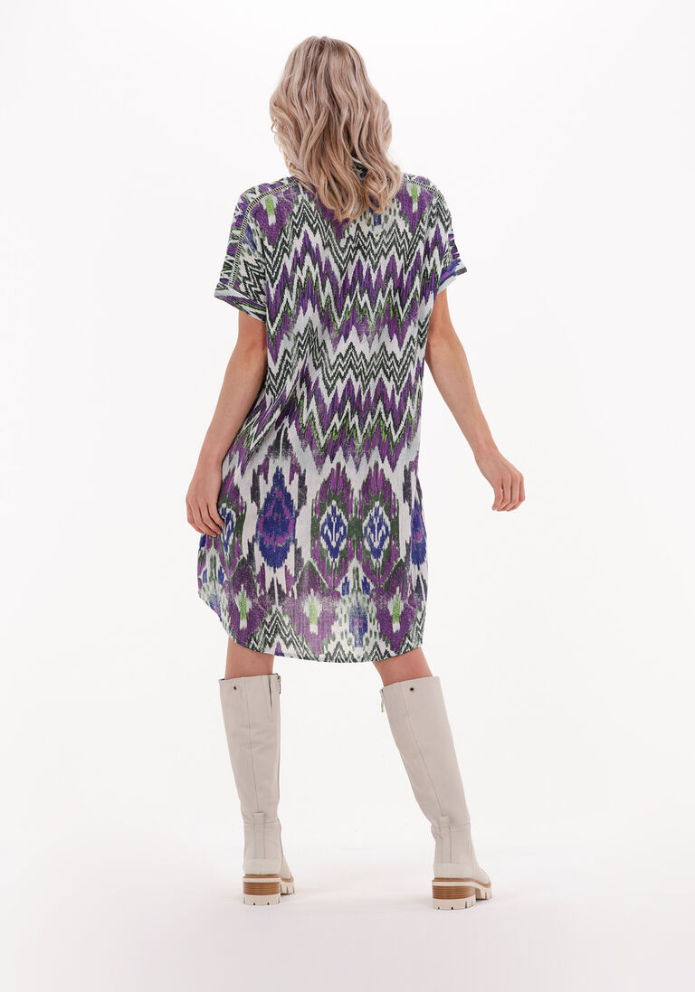 ALIX THE LABEL multi alix the label mini jurk ladies woven ikat tunic