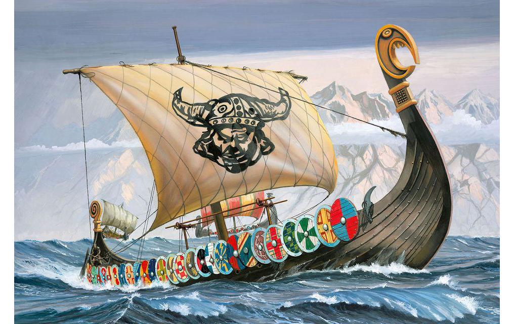 Bausatz Viking Ship 1:50Kunststoff Modellbausatz