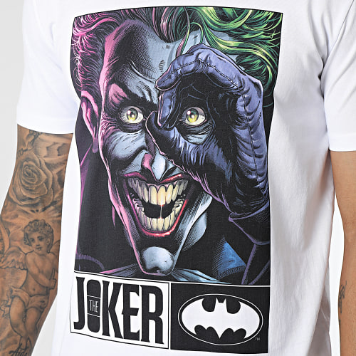 Tee Shirt Joker I Found You Blanc