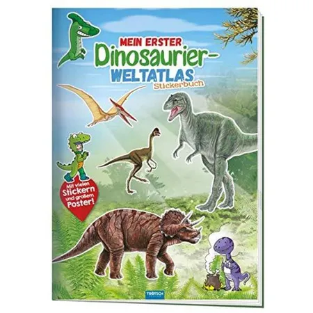 Trötsch Weltaltas Stickerbuch: Mein erster Dinosaurier