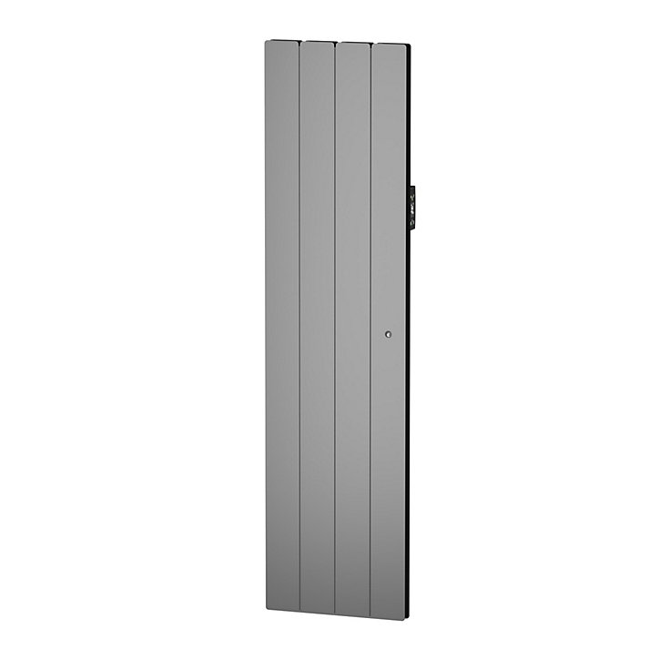 Radiateur électrique à inertie sèche Noirot Fontea Gris 1500 W Vertical