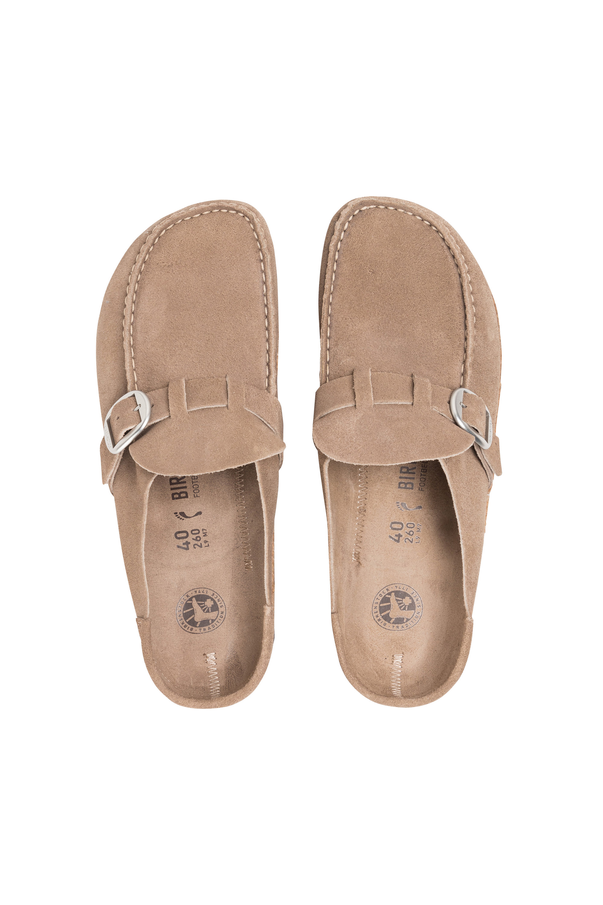 BIRKENSTOCK sabots BUCKLEY Marron