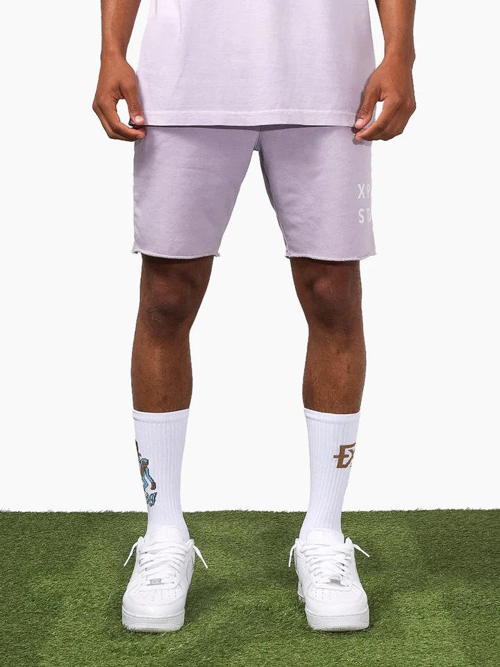 XPLCT Oversized Heren Korte Broek Paars