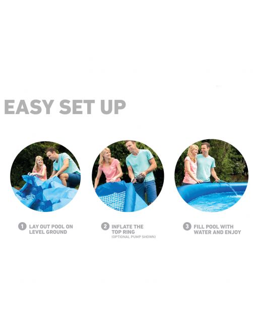 Intex Zwembad Easy Set Rond - Easy Set Baden - Ø305x61 cm Leeftijd 6+