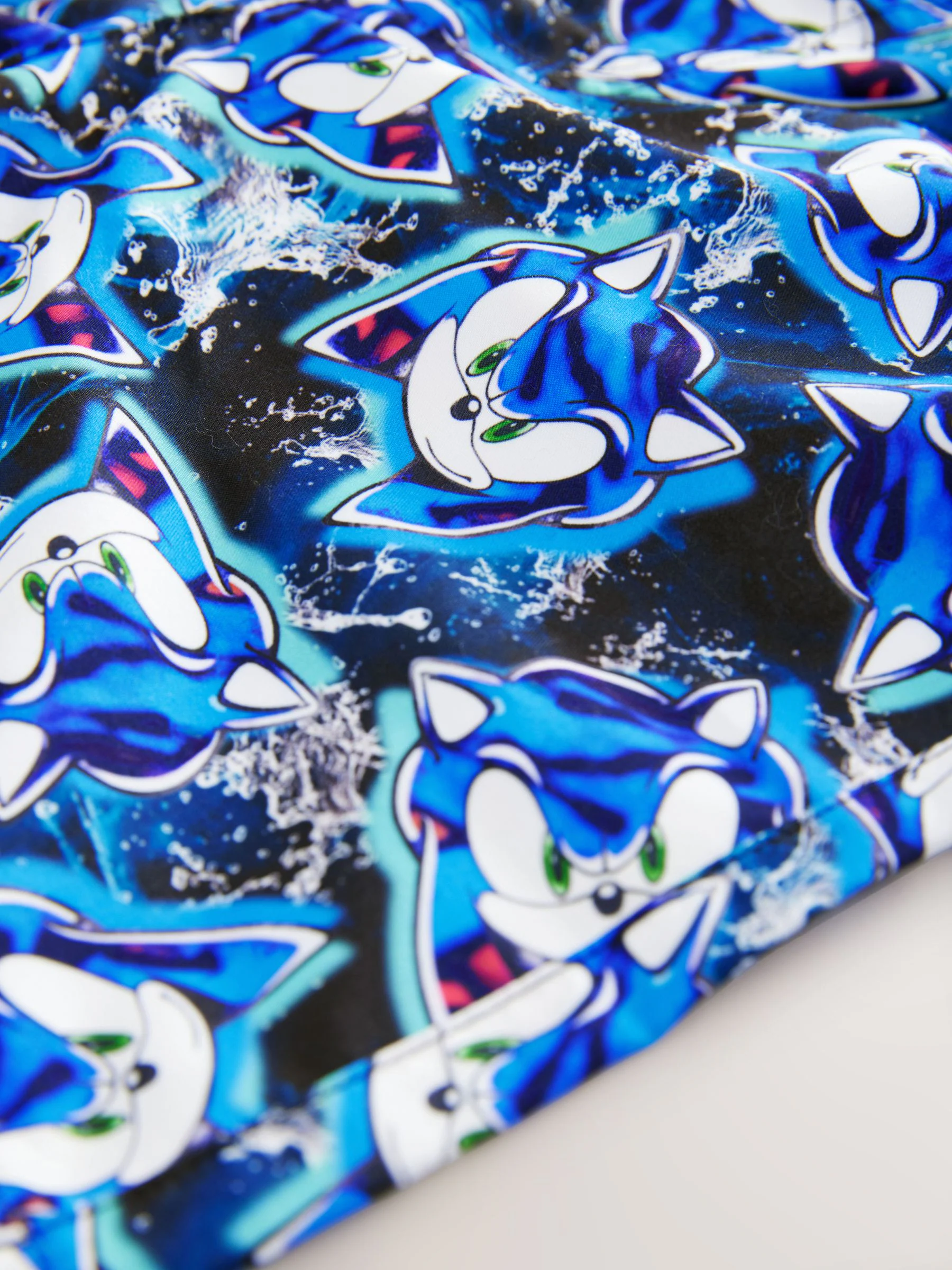 Blauw Sonic - Zwemshort (3-16 jr)