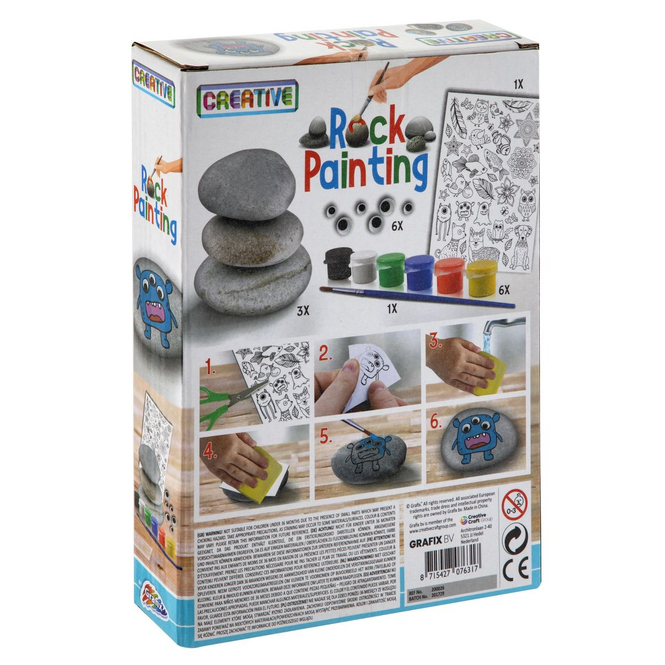 Grafix - Rock Painting - Set Steine Bemalen