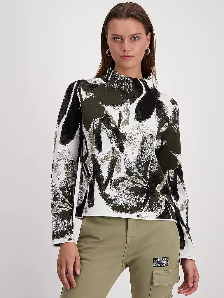 MONARI Pullover grün