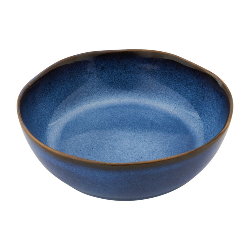 Schaal Toscane - donkerblauw - ø22.8 cm
