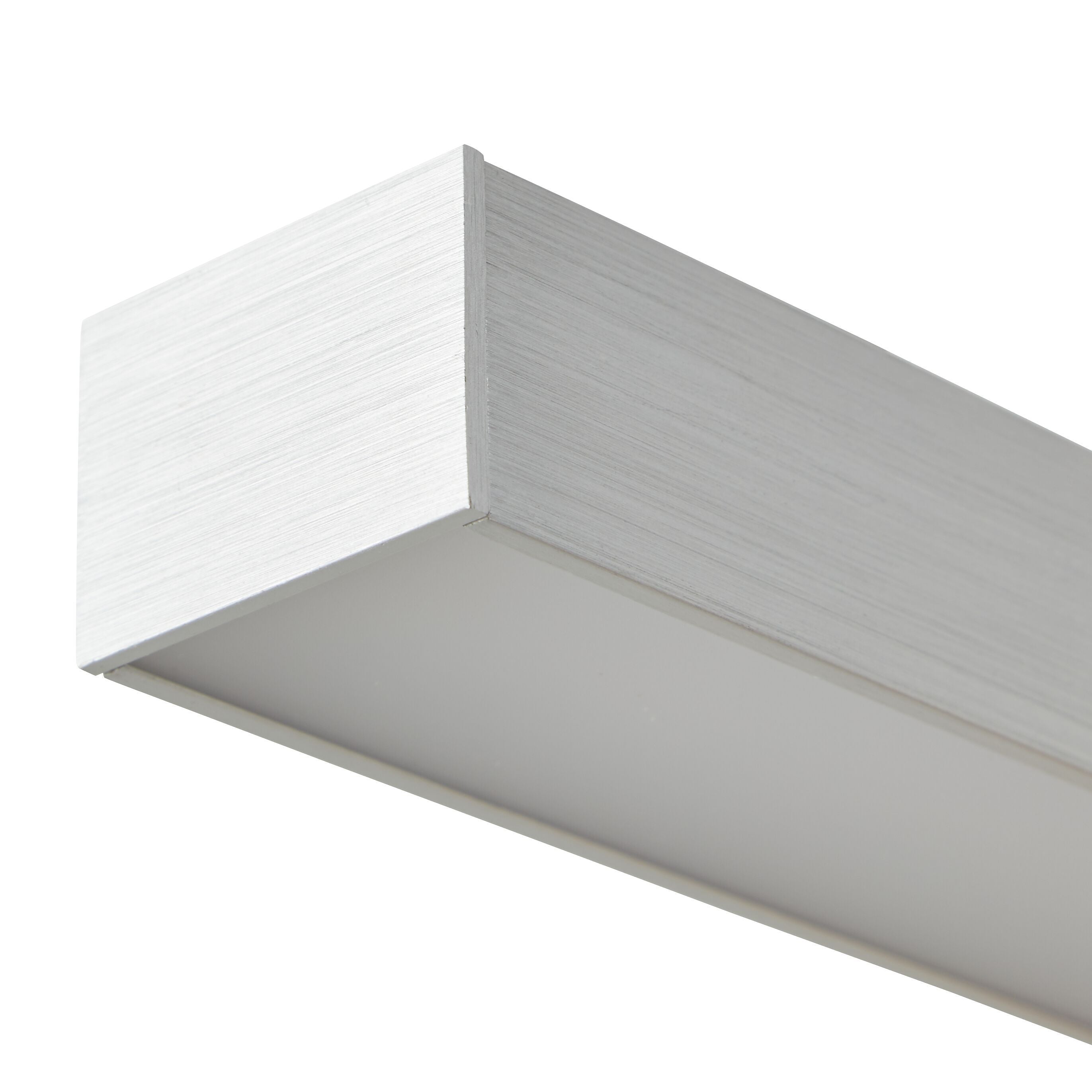BAIDA Hängeleuchte - Silberfarbig / B: 96.0 cm x T: 3.5 cm x H: 150.0 cm