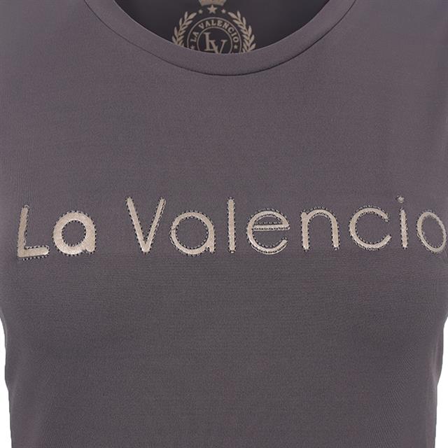 Top La Valencio LVVendi Donkergrijs