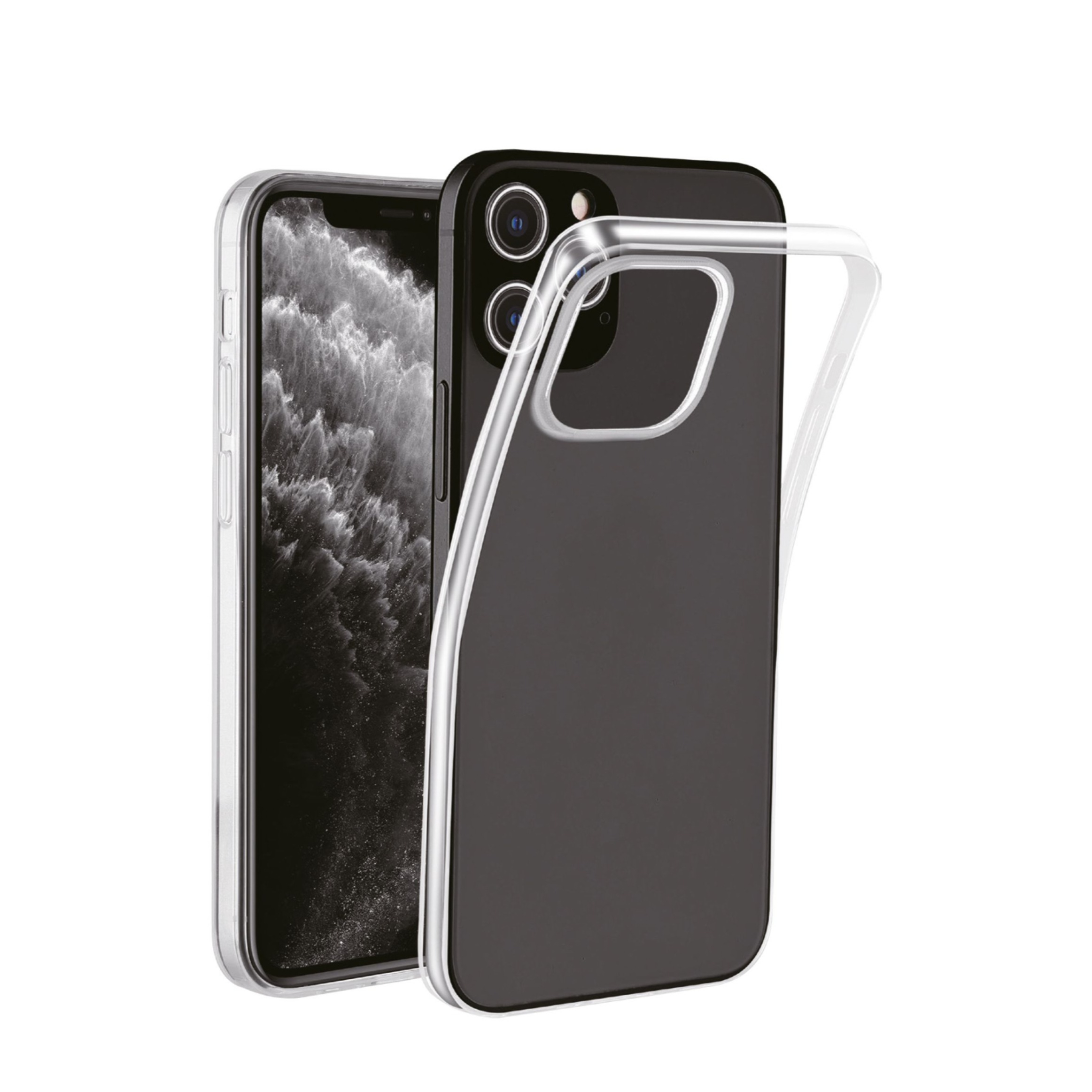 iPhone 12 / iPhone 12 Pro Gummi Case Hülle Super Slim Cover (62128) - Transparent
