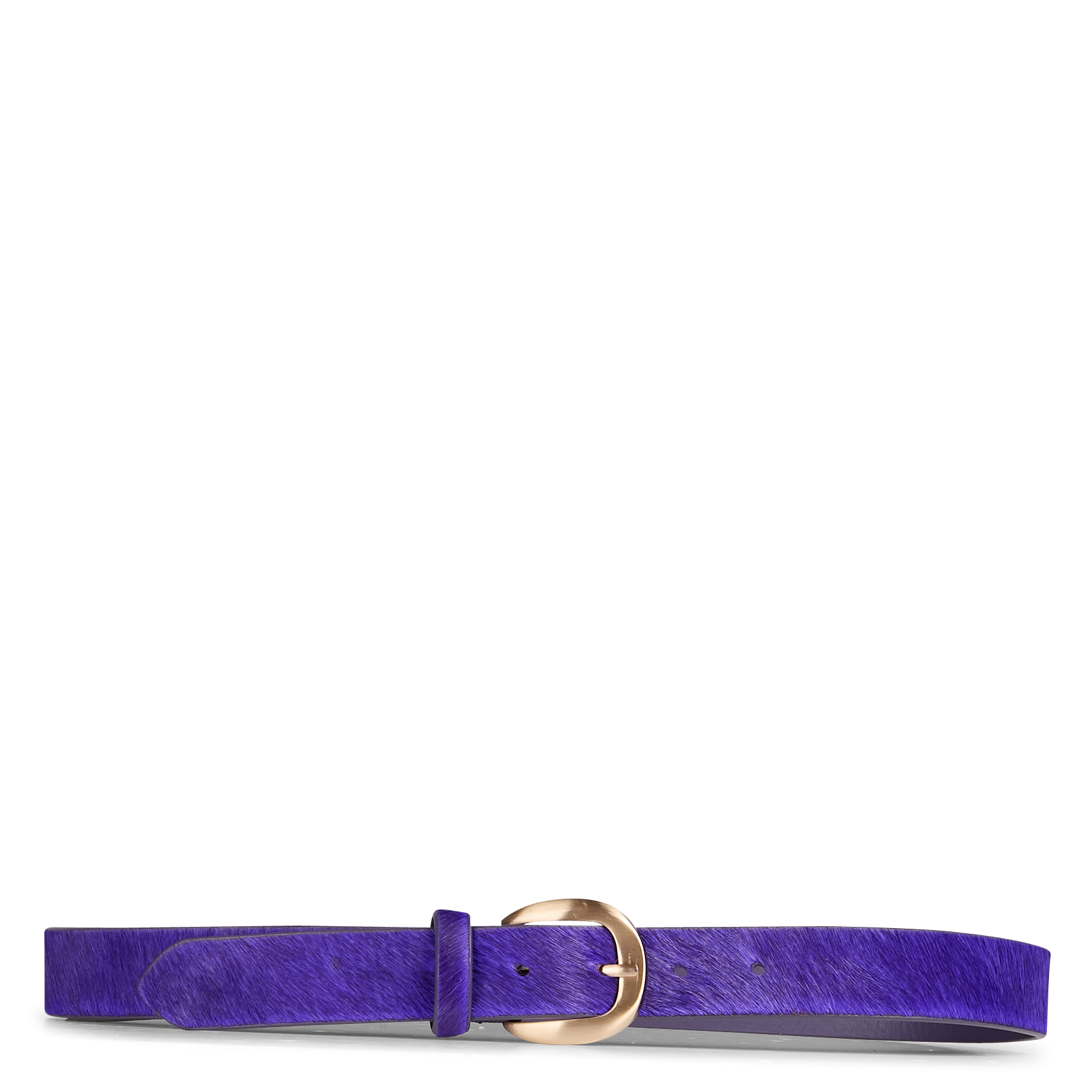 ARTIC - Ceinture en cuir poney| Violet