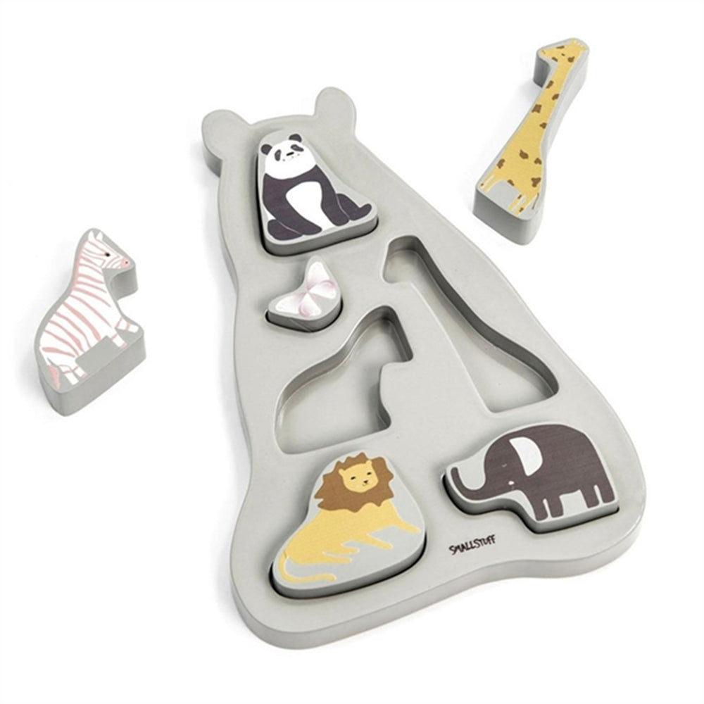 Puslespil Zoo Wooden - Smallstuff → Luksusbaby.dk