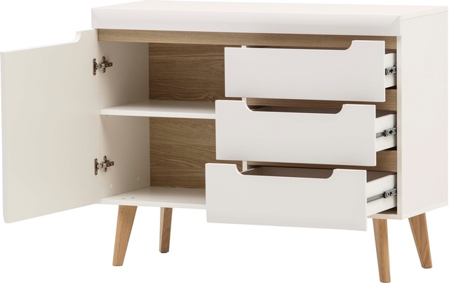 Home affaire Garderoben-Set »Torge, Garderobe mit Stauraum, Garderobenschrank im Scandic Design« Set, 3 Stk. tlg.