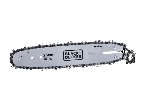 Black & Decker GKC1825L20, 25 cm, 3,5 m/s, Sort, Orange, Batteri, 2 At, Lithium-Ion (Li-Ion)