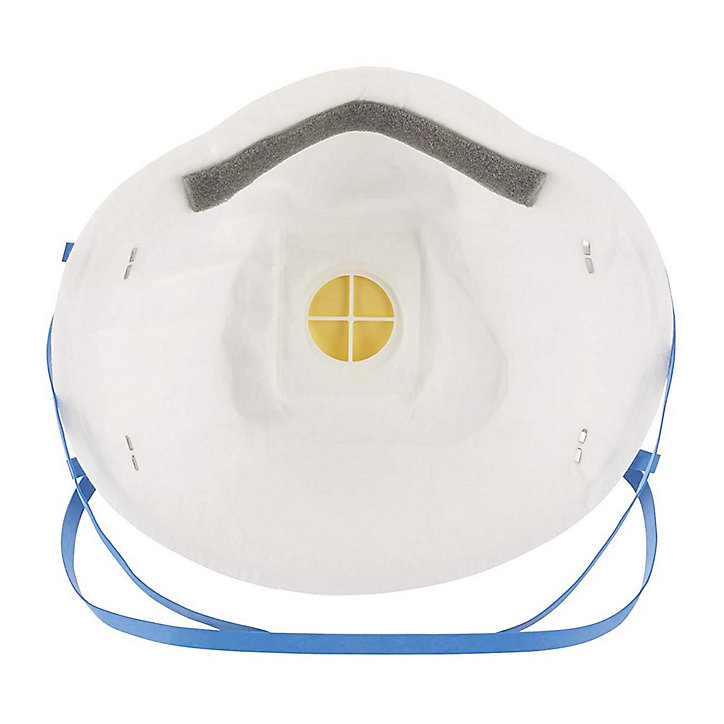 Masque anti-poussières coque + soupape 3M, lot de 3