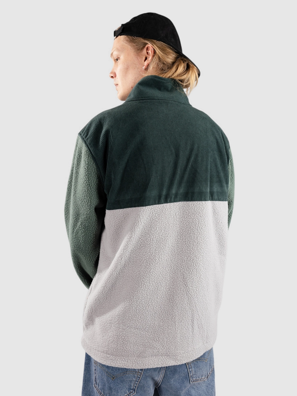 Billabong Boundary Trail Zip Sweater forest green