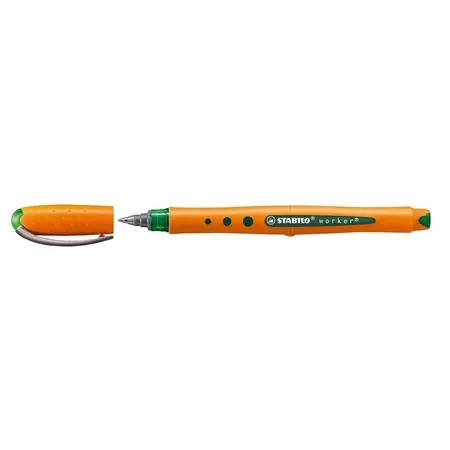 Tintenroller - STABILO worker+ - fein - Einzelstift - grün