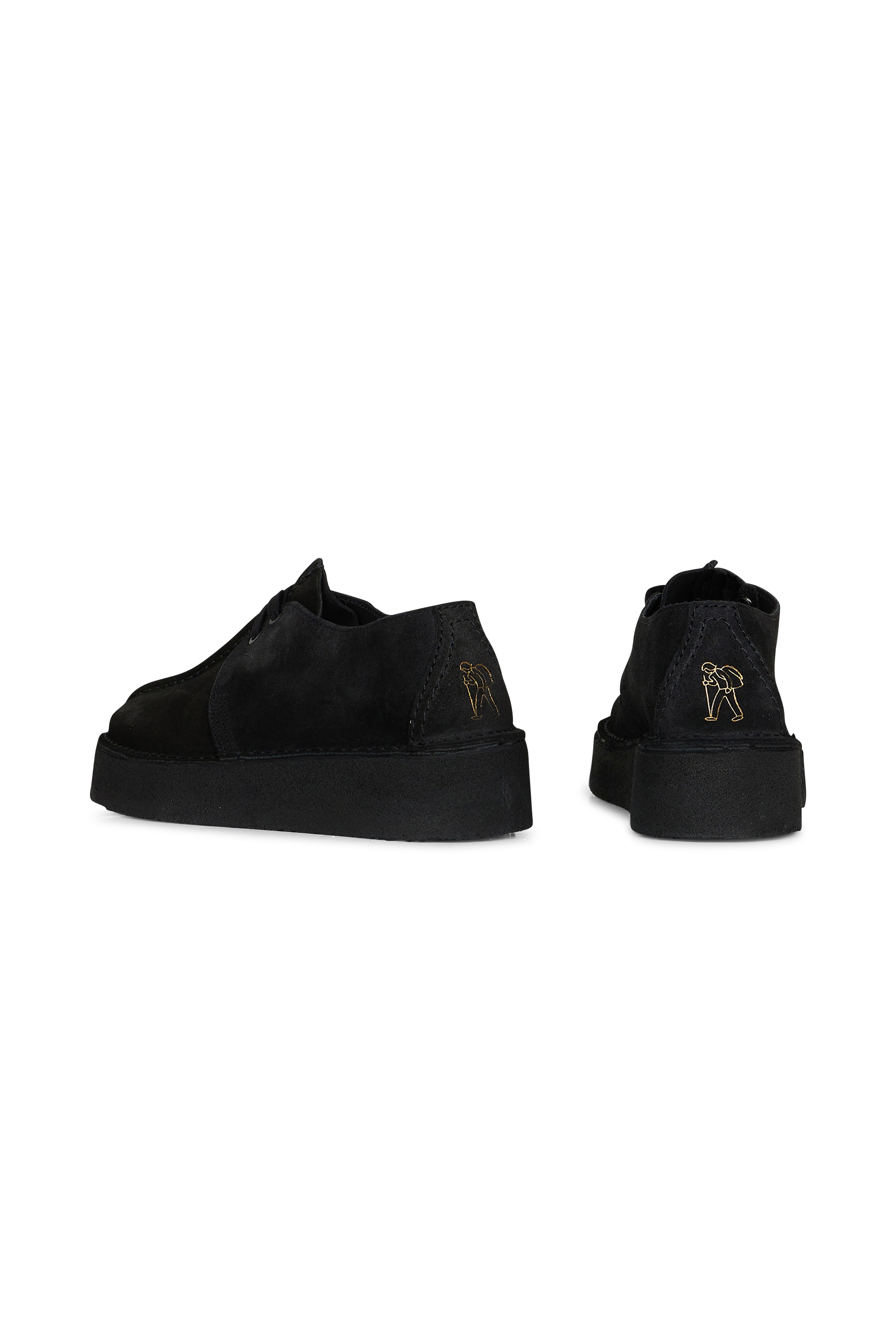 CLARKS ORIGINALS Chaussures basses Trek Wedge. Noir
