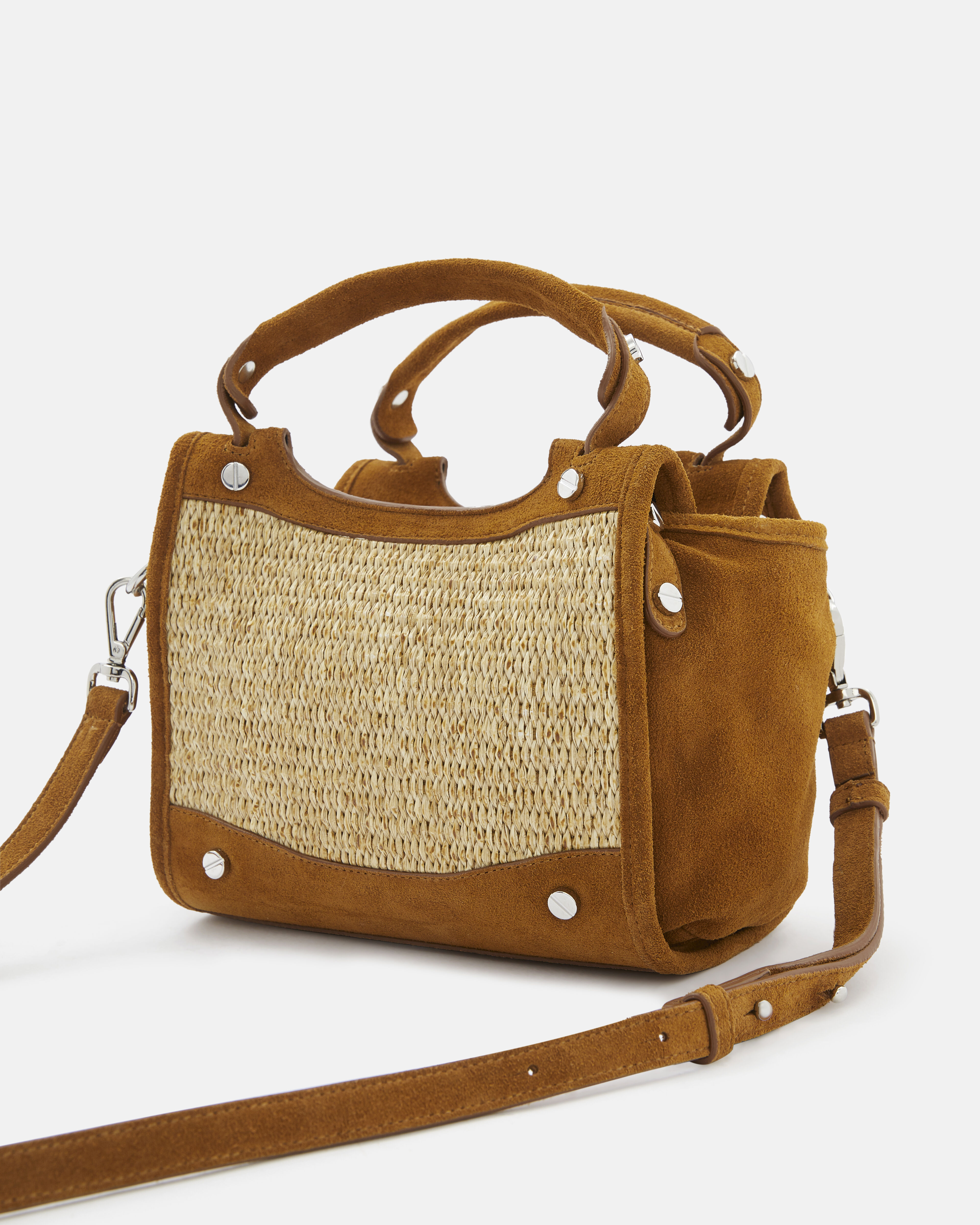 PORTE TRAVERS FABRIZIO Naturel cuir