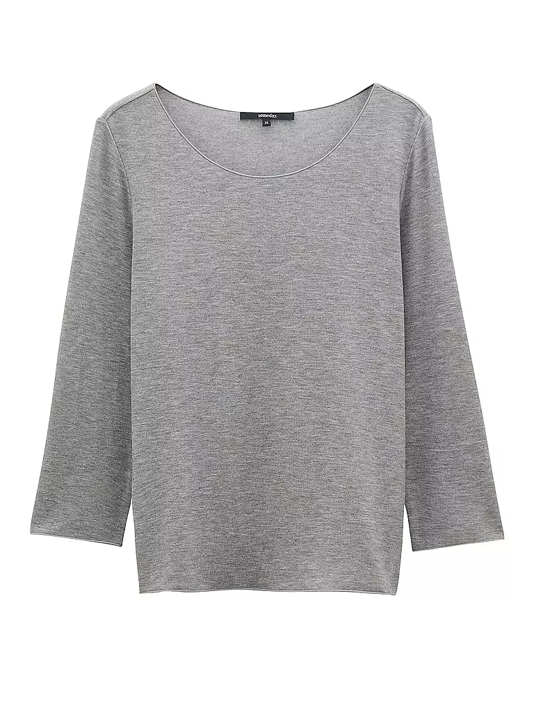 SOMEDAY Langarmshirt KIROSA SOFT grau
