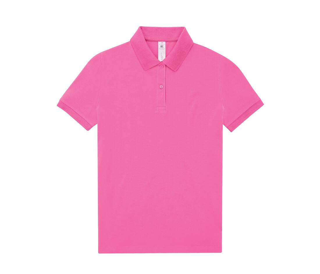 B&C BCW461 - Polo Femme Élégant en Coton Pré-Rétréci