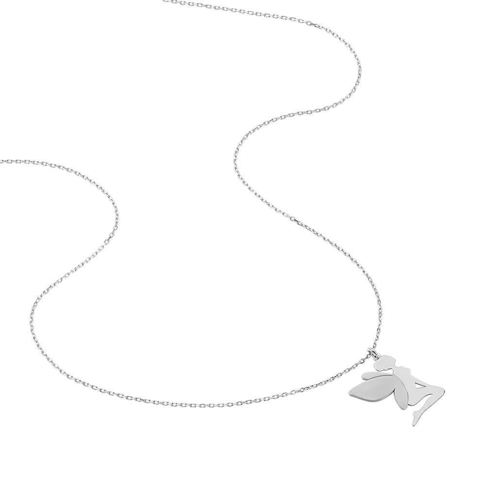 Collier Fanila Argent Blanc