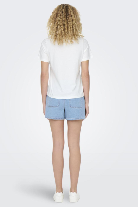Jacqueline de Yong witte dames t-shirt