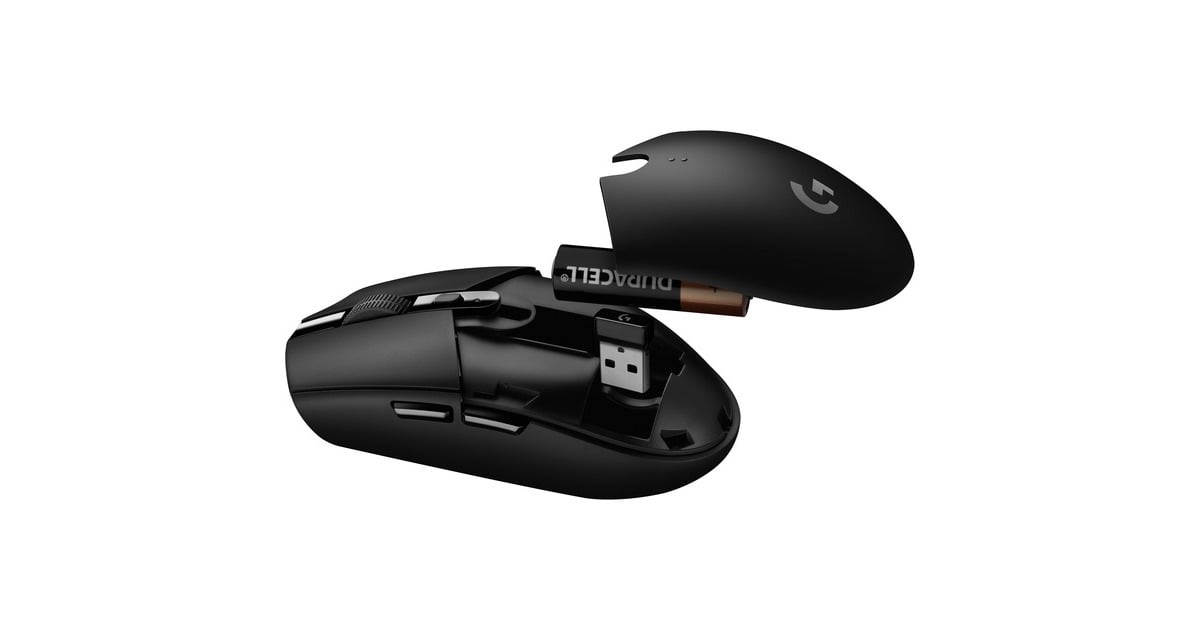 LogitechG305 LIGHTSPEED draadloze gaming muis  (Zwart, 200 - 12.000 dpi)