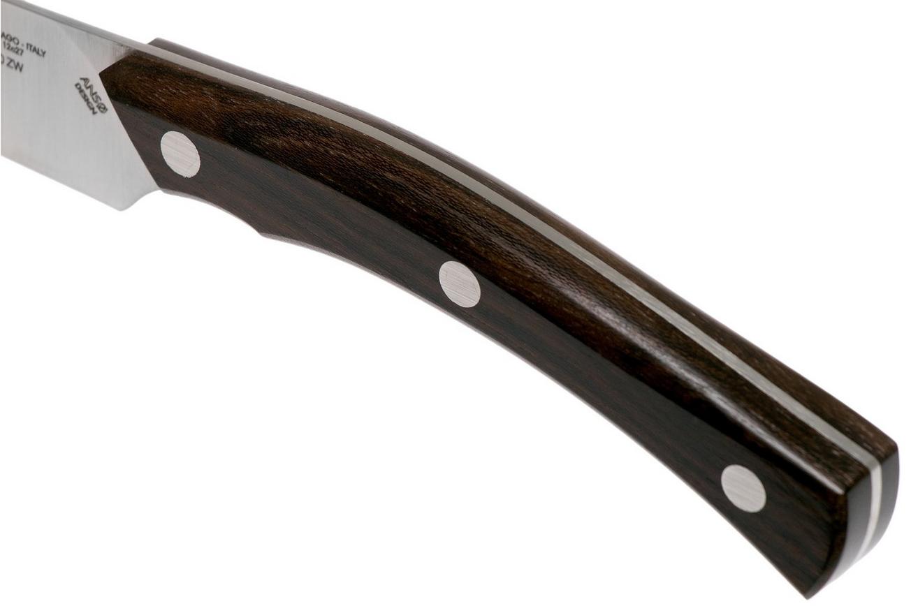 Due Cigni Arne Line steakmes 11 cm, ziricote