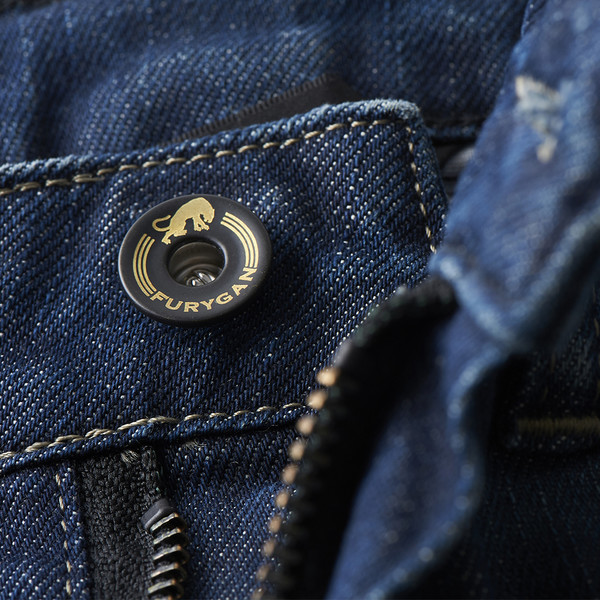 Furygan - Jean femme Lady Purdey Bleu