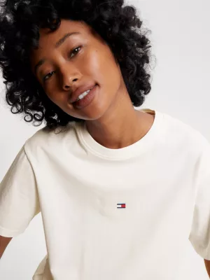 Camiseta Jersey Relaxed Fit com Logo