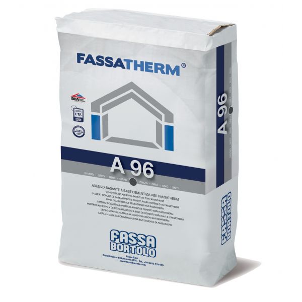 Fassa Bortolo Argamassa Colagem e Barramento A 96 Branco Saco 25KG