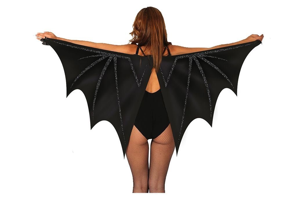 Halloween Vleugels Zwart Vleermuis 1,7m