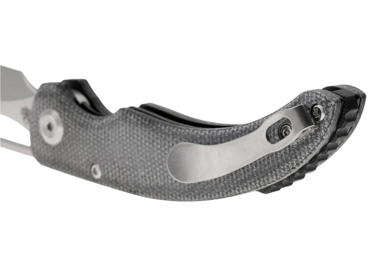 Tenable Gideon T1119A1 Stonewashed Nitro-V, Black Micarta, zakmes, Dead Sober design