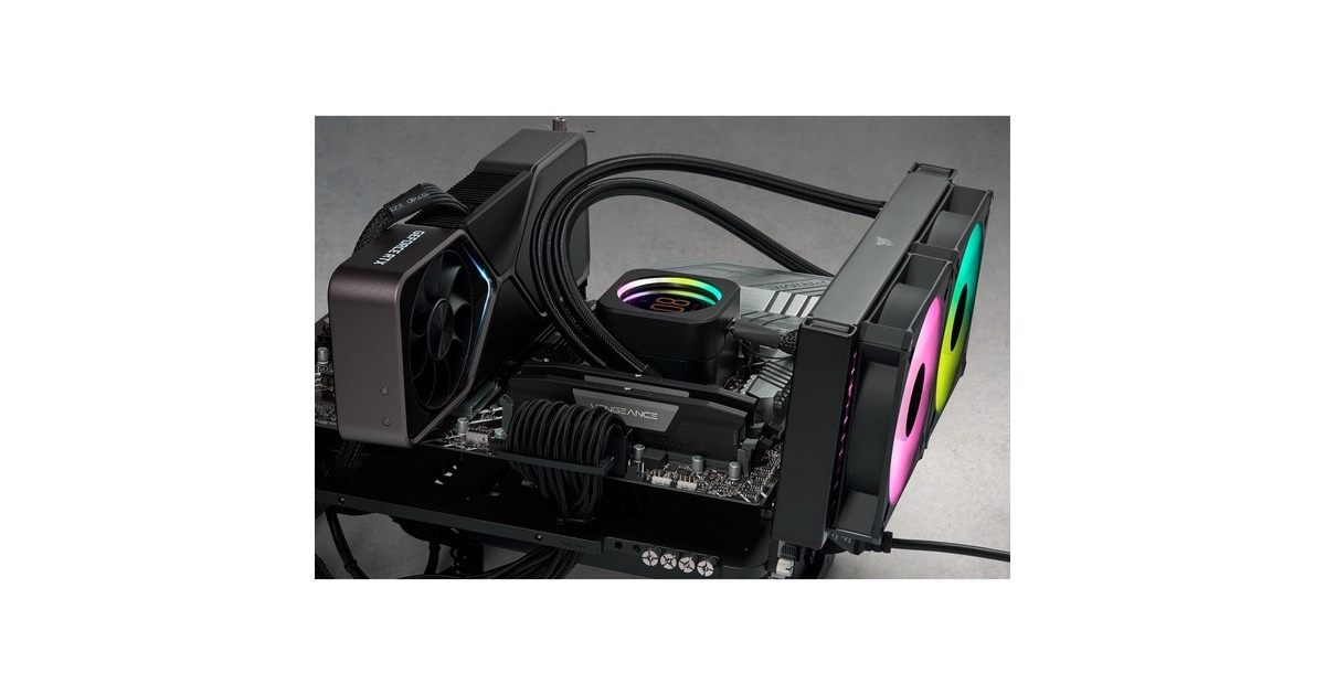 Corsair64 GB DDR5-5600 Kit werkgeheugen  (Zwart, CMK64GX5M2B5600C40, Vengeance, XMP)