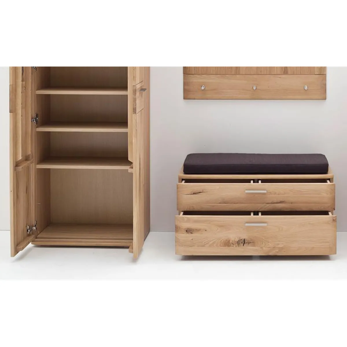 pegane Vestiaire complet finis. chêne blanchi