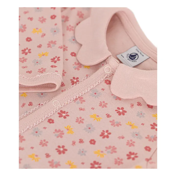 Petit Bateau Pyjama Marlon Fleurs | Rose