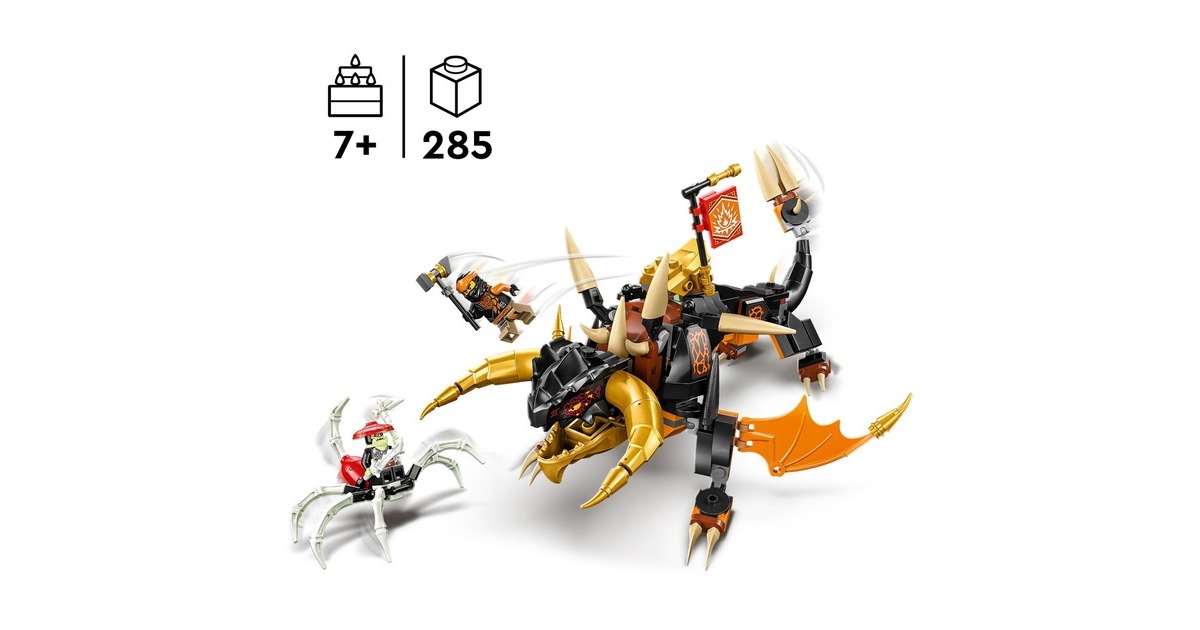 LEGONinjago - Cole's Aardedraak EVO Constructiespeelgoed  (71782)