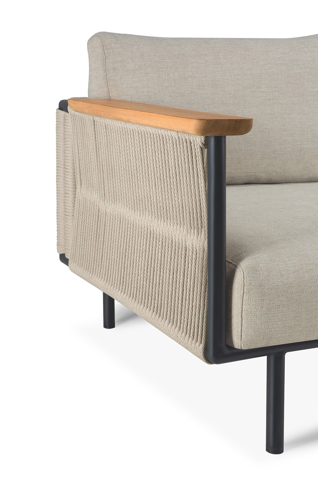 Ethnicraft - Outdoor - Corbey bank 2 seat - oyster