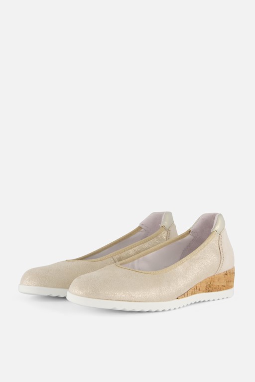 Feyn Ellie 08 Instappers beige Textiel