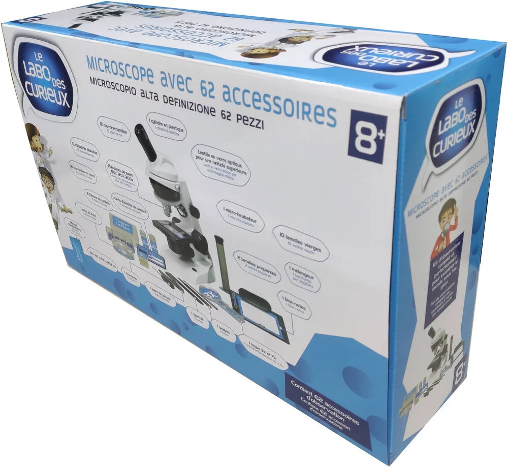 MICROSCOPE AVEC 62 ACCESSOIRES