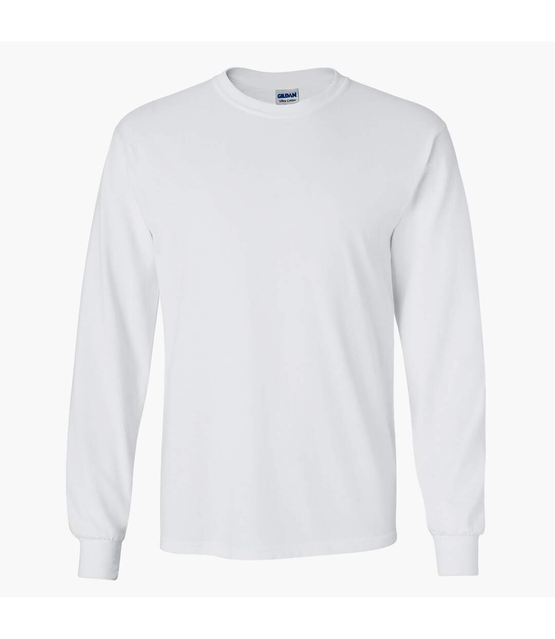 T-shirt uni à manches longues Gildan pour homme (Blanc) - UTBC477