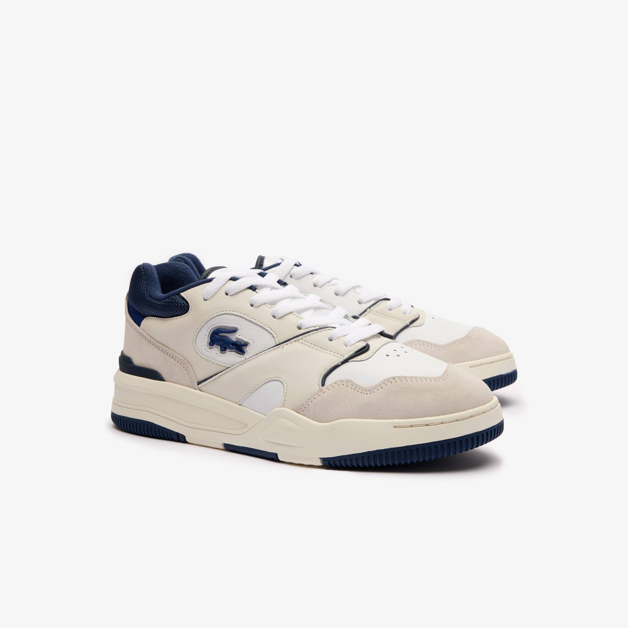 Herren-Sneakers Lineshot aus Leder mit Logo Sneakers - Weiss - Lacoste - Herren