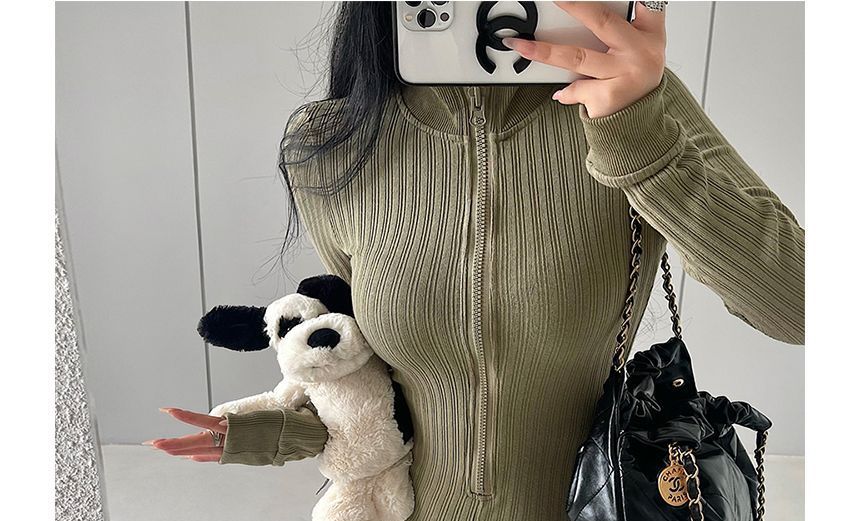 RainGirl - Romper met lange mouwen en halve rits