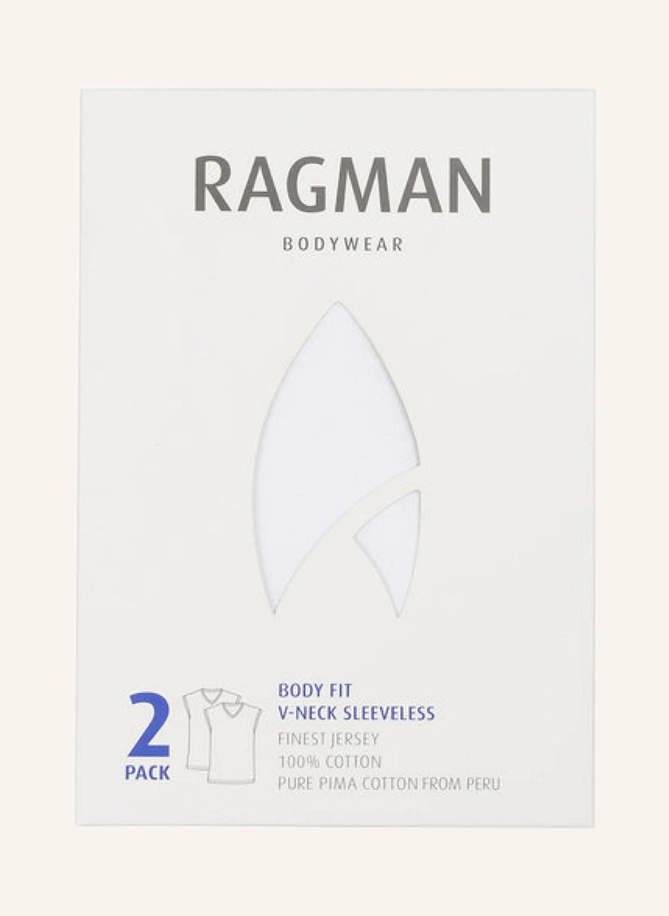 RAGMAN 2er-Pack Unterhemden