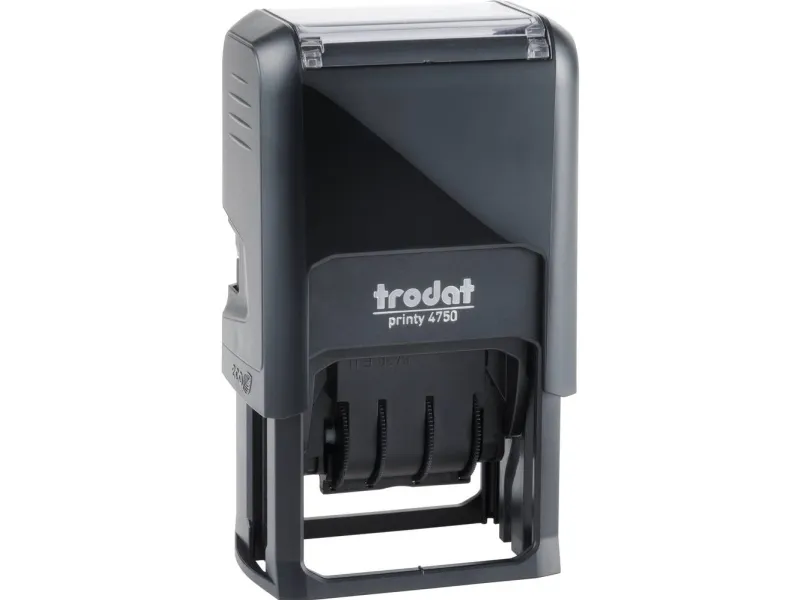 Trodat Printy-Dater Datostempel 41 x 24 mm (B x H) Grå, Sort